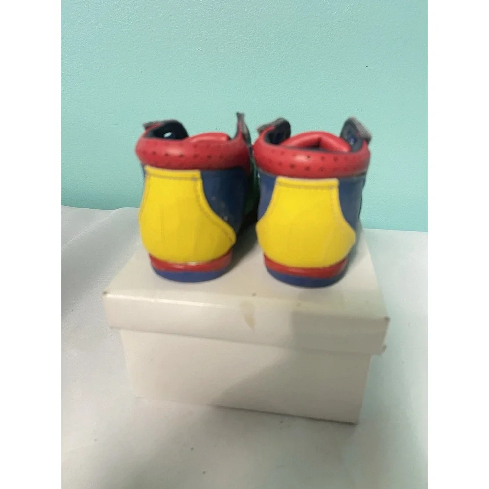 VTG Shoes By Lindemann Multi Color‎ Size 2D Infant Genuine, Leather Upper New